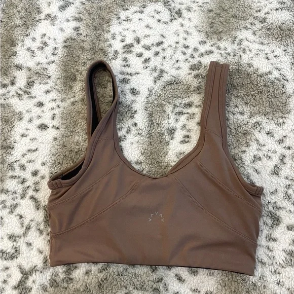 Brown Varley wrap sports bra - Picture 2 of 3